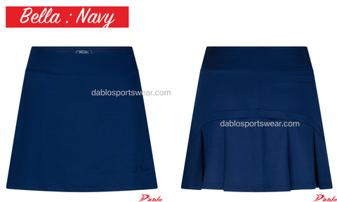 Bella Skorts : Navy กระโปรงกอล์ฟ
